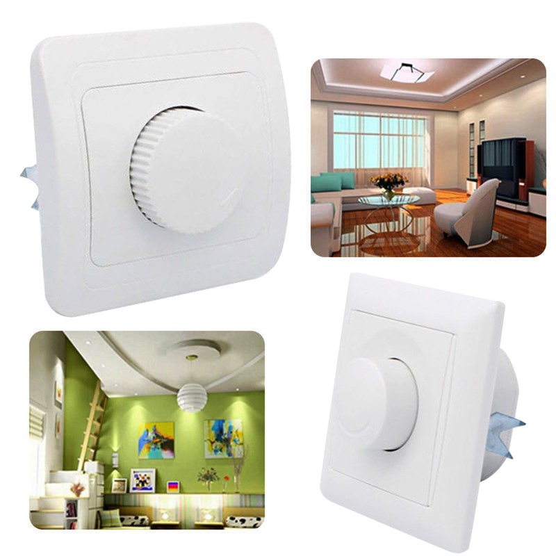 LED Drehdimmer Dimmer Schalter 230V 4 650W Für Dimmbare