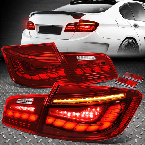 [СВЕТОДИОДНЫЙ ИНДИКАТОР ПОСЛЕДОВАТЕЛЬНОГО ВКЛЮЧЕНИЯ СИГНАЛА DRL] ДЛЯ 11-16 ЗАДНИХ ФАР BMW F10 КРАСНЫЙ СТОП-СИГНАЛ