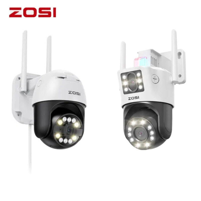 Zosi C298 2.5k 4mp Wired Wifi Ptz Security Camera Ai Face & Voice Detect