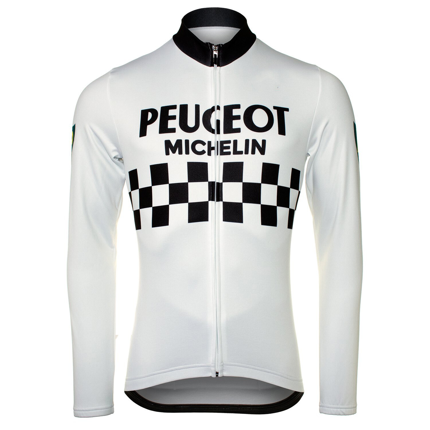 long sleeve cycling jersey retro