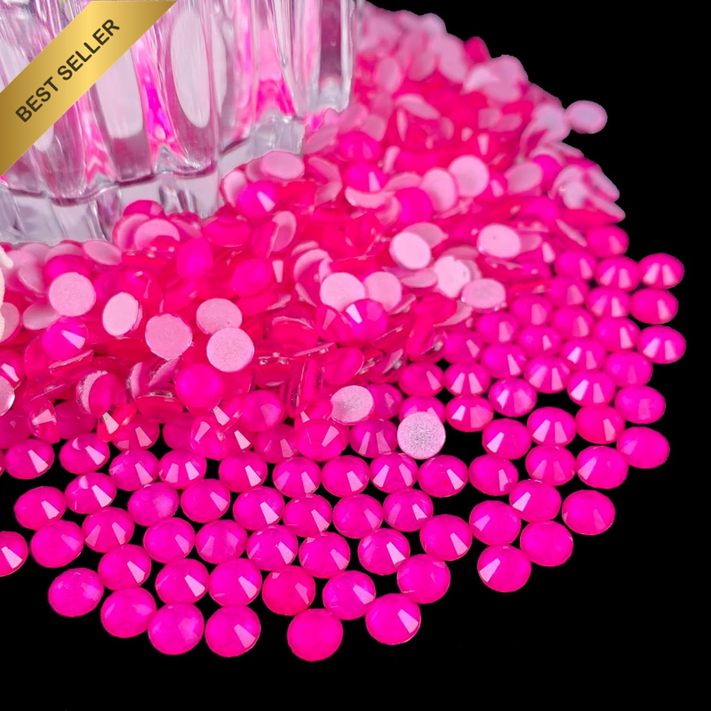 Flatback Glass Rhinestones,Bedazzler Gems 1440Pcs Non Hotfix Crystal Rhinestones