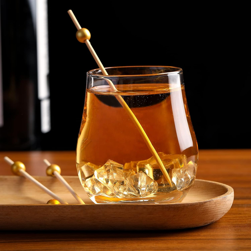 200 Pcs Cocktail Picks, 4.7 Inch Toothpicks for Appetizers, Bamboo Cocktail Stic