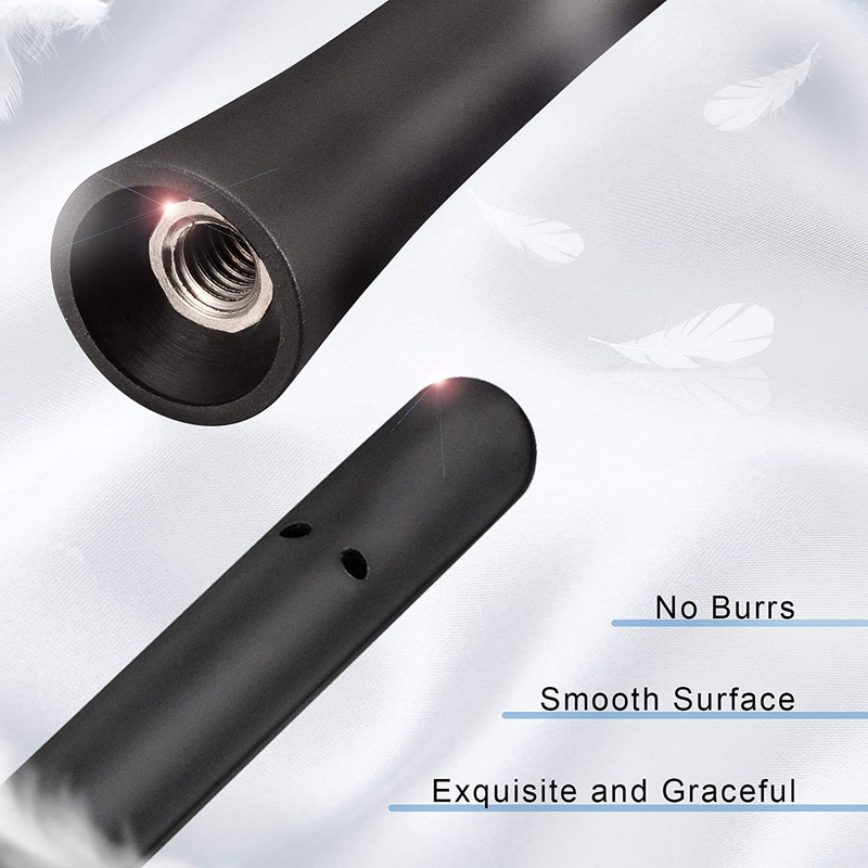 Universal Car Radio Rubber Antenna Mast 18cm FM AM Roof Mount Vehicle Antennae R