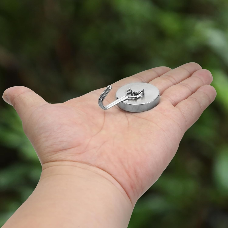 Magnetic Hooks,80LB Rotatable Swing Swivel Heavy Duty Neodymium Magnet Hook Idea