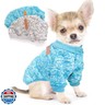 2 Pieces Dog Sweaters for Small Dogs Fall Clothes Male Winter Fleece Puppy Sweater Warm Thick Outfit Pet Small Dog Sweater for Boy Girl Yorkie Chihuahua,XS