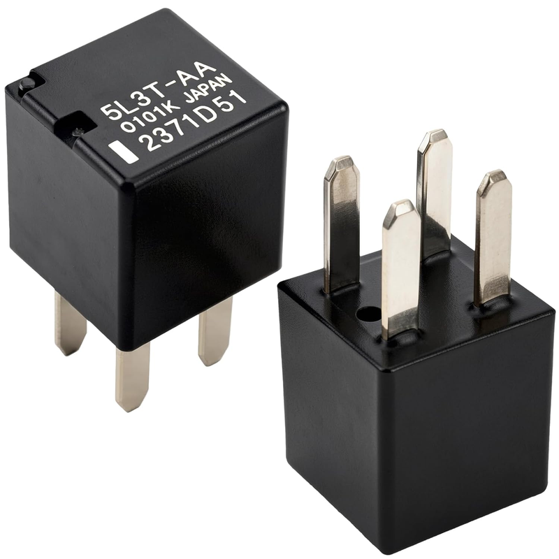 Relay 5L3T-AA (Pack of 2) - 4 Pins 12VDC 20A Automotive Oil Pump Starting Relay