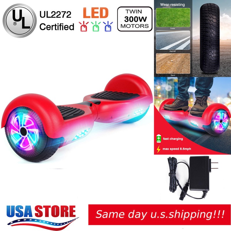 Electric Self Balancing Scooter Off Road Smart Ul+led Gifts