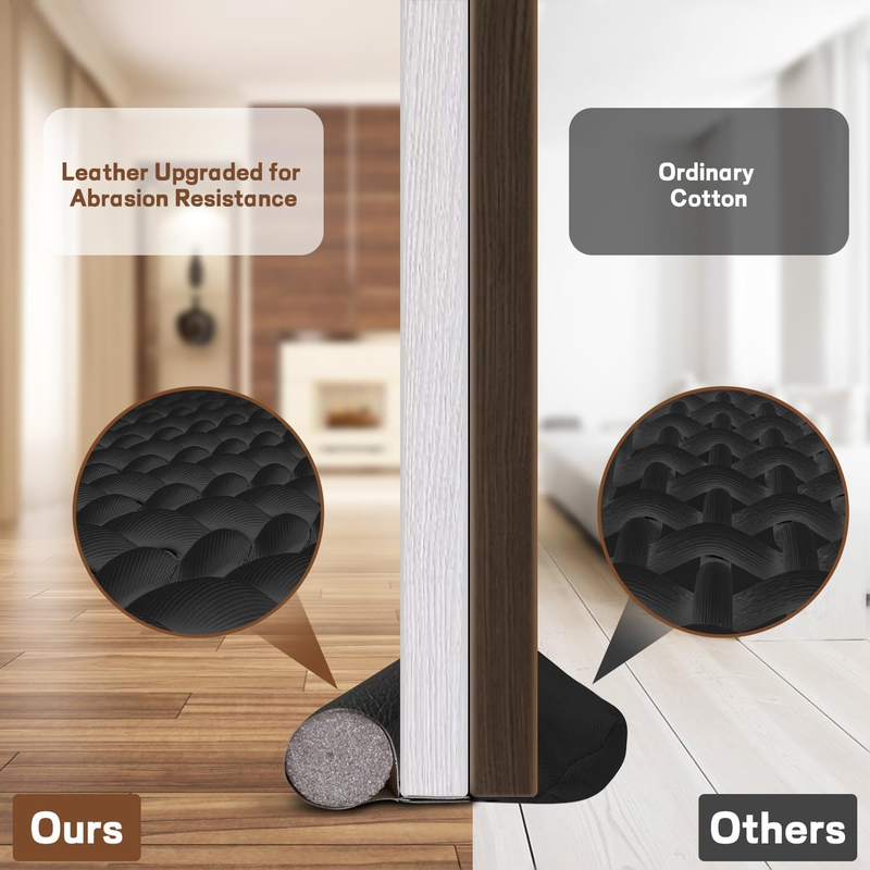 Door Draft Stopper, Door Noise Blocker, Bottom Seal Strip, Cuttable, Seal Insula