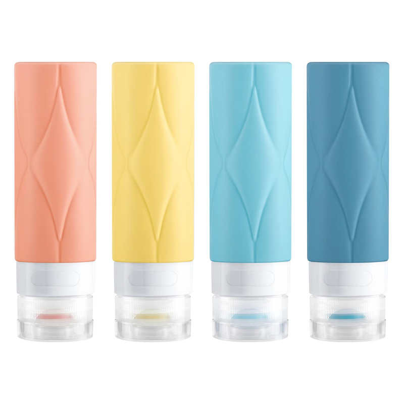 For Toiletries, 3oz Travel Size Containers, Tsa Approved,sil
