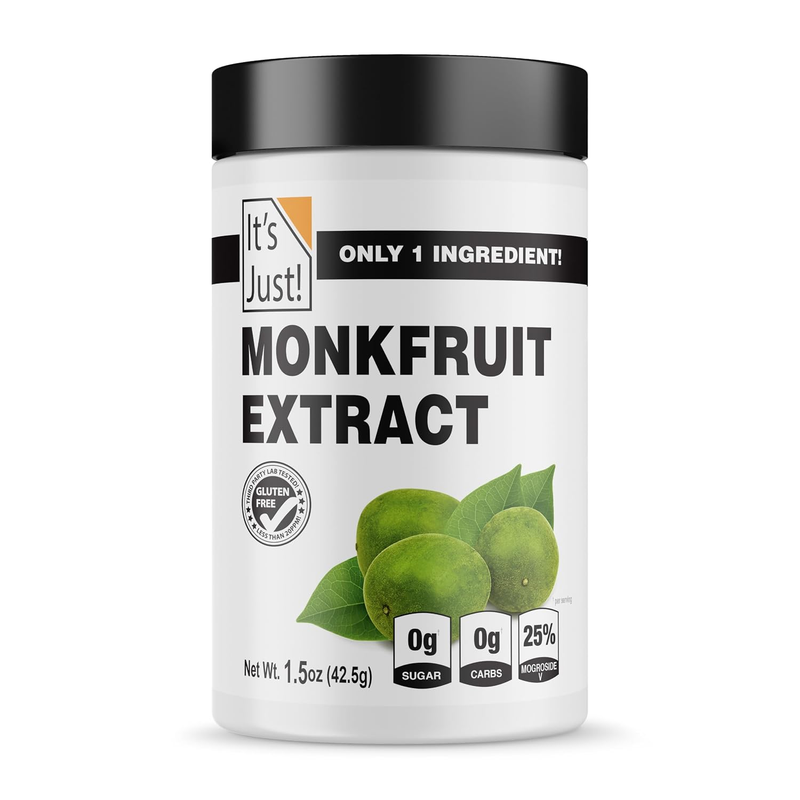 100% Monkfruit Extract Powder, Keto Friendly Sweetener, Monk Fruit, Sugar-Free,