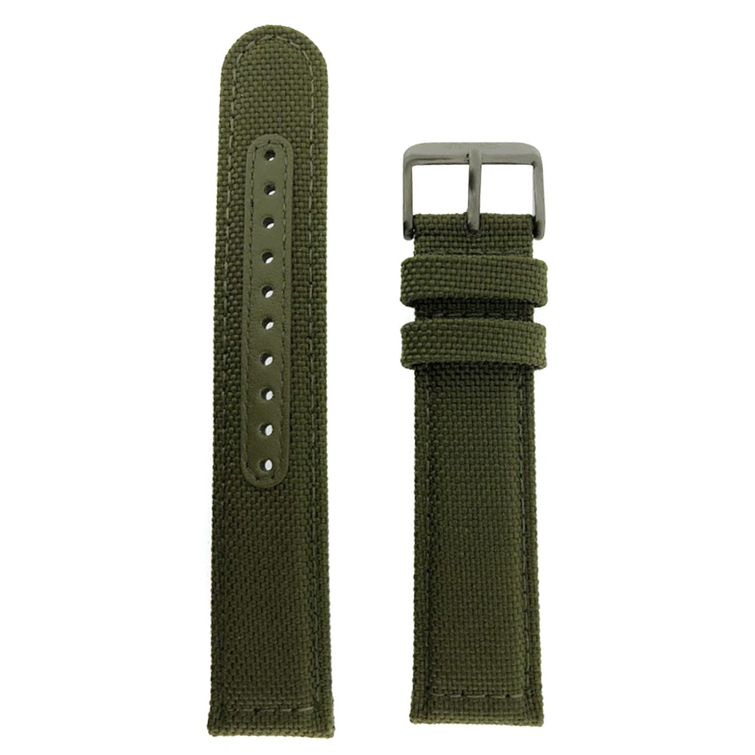 Seiko SSC295 SSC293P1 V172-0AL0 Nylon Green Watch Strap Band