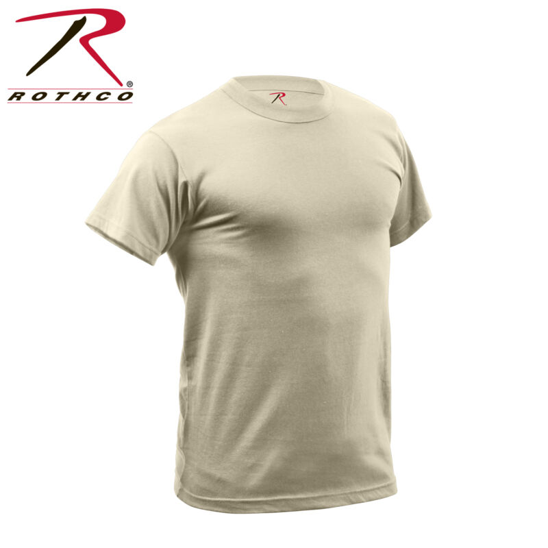 Rothco 9570 Quick Dry Moisture Wicking T-shirt - Desert Sand