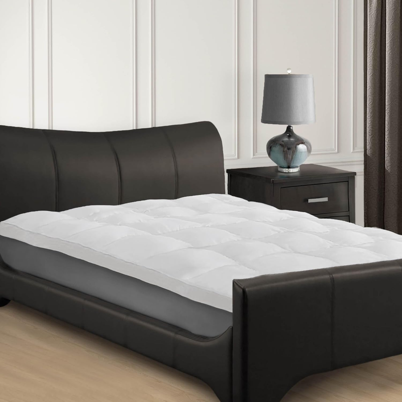 Mattress Topper, down Alternative, 2 Inch Deep Sized Bed Pillow Top, Comfort Pad