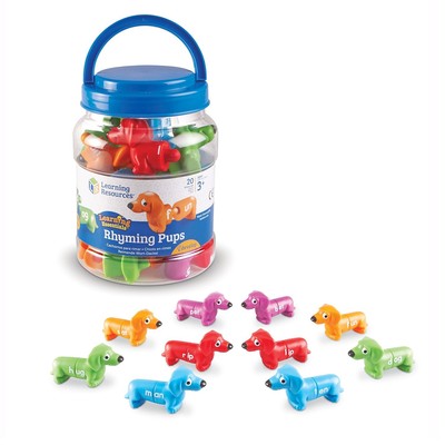 LEARNING RESOURCES Snap N Learn Rhyming Pups 6705