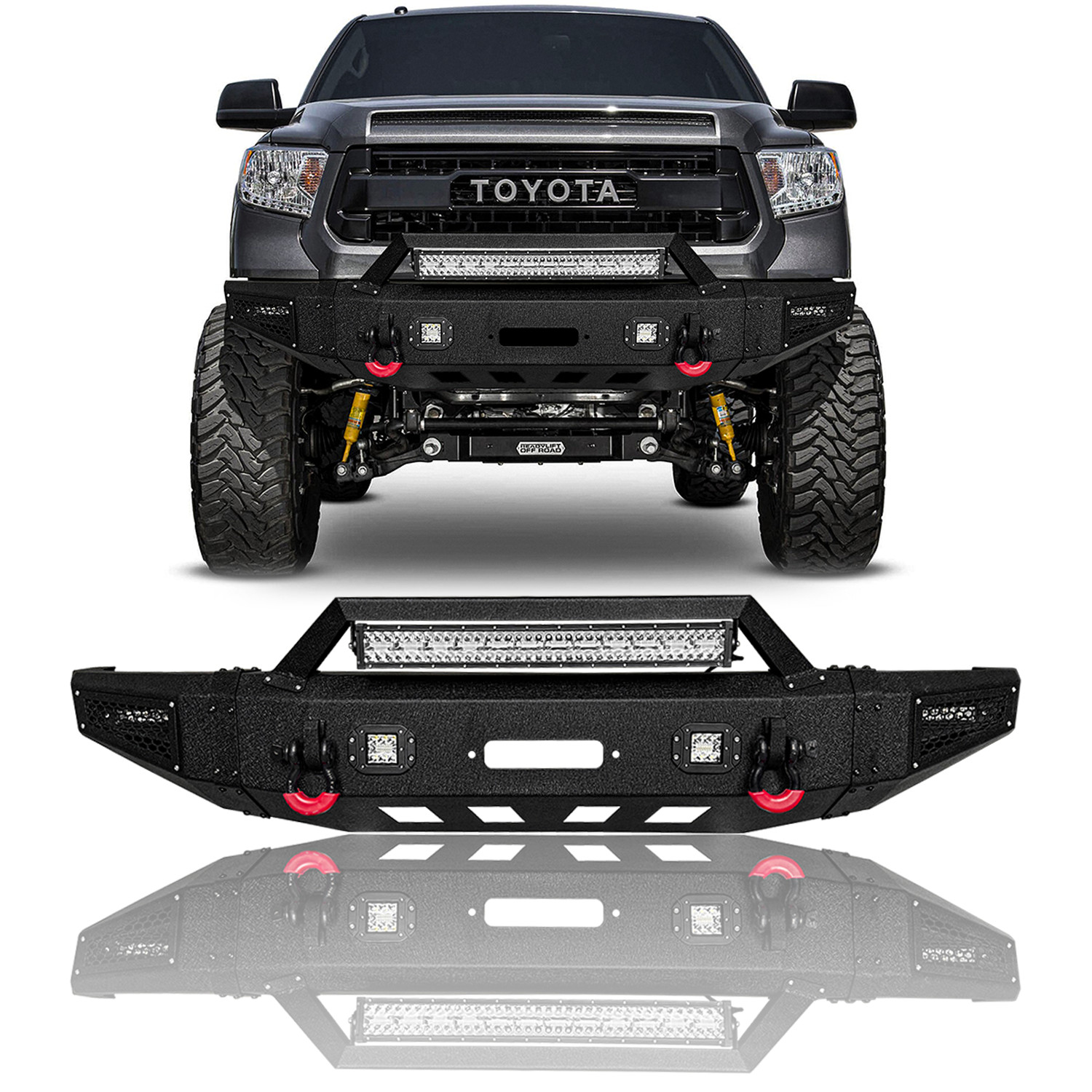 Vijay For 2014-2021 Toyota Tundra Steel Front Bumper With