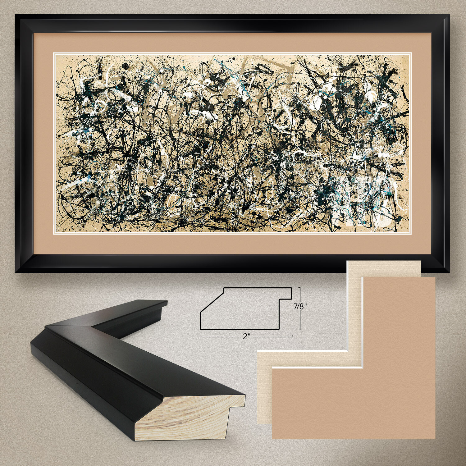 アート・デザイン・音楽 No Limits, Just Edges : Jackson Pollock 61MfMM70scL._UF1000,1000_QL80_.jpg