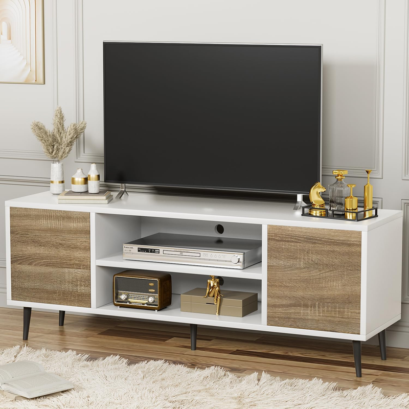 For 65" Television, Entertainment Center With Two Storage Ca