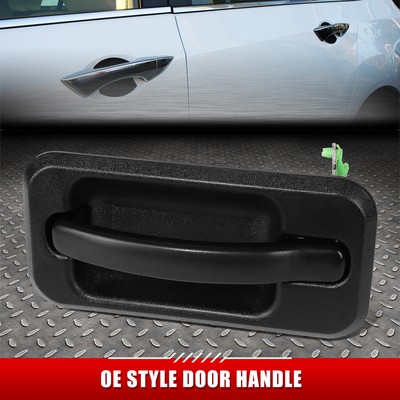 ДЛЯ 03-09 HUMMER H2 ЧЕРНАЯ ТЕКСТУРИРОВАННАЯ НАРУЖНАЯ РУЧКА ЗАДНЕЙ ДВЕРИ СО СТОРОНЫ ВОДИТЕЛЯ