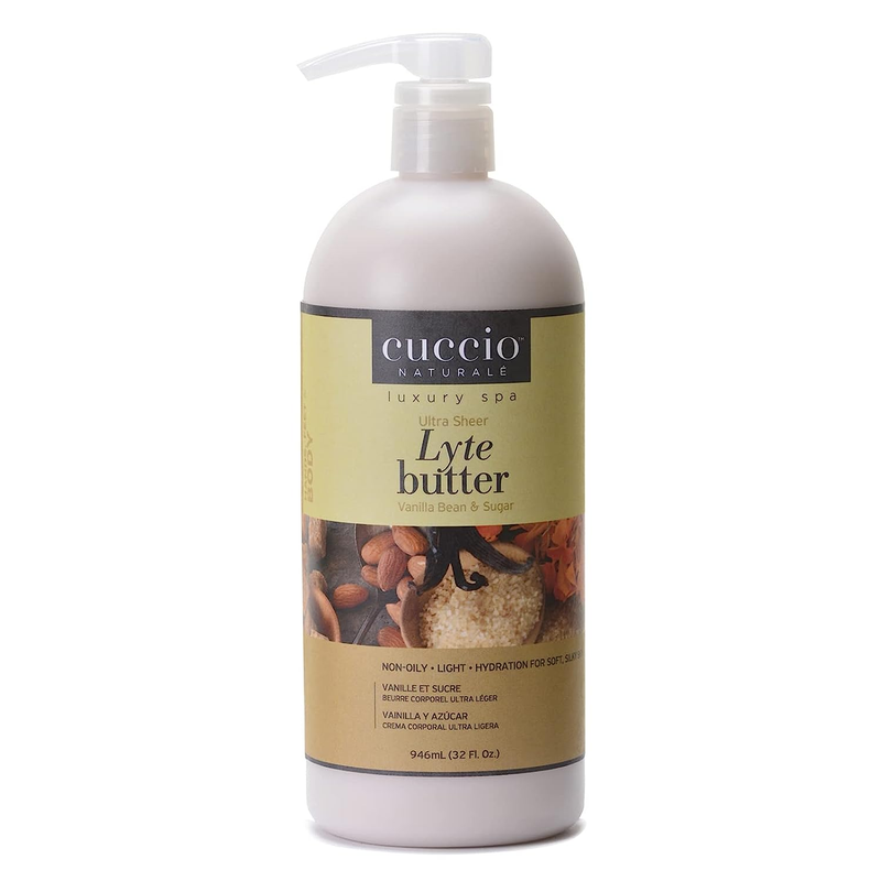 Cuccio Vanilla Bean and Sugarcane Lyte Body Butter,Vanilla Bean and Sugar,I01217