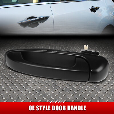 ДЛЯ 99-04 JEEP GRAND CHEROKEE ЧЕРНАЯ ГЛАДКАЯ РУЧКА ТЯГИ ЗАДНЕЙ ЛЕВОЙ ВОДИТЕЛЬСКОЙ ДВЕРИ