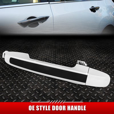 Для 06-08 Sonata Черная/Хромированная Наружная ручка задней левой/правой двери без замочной скважины