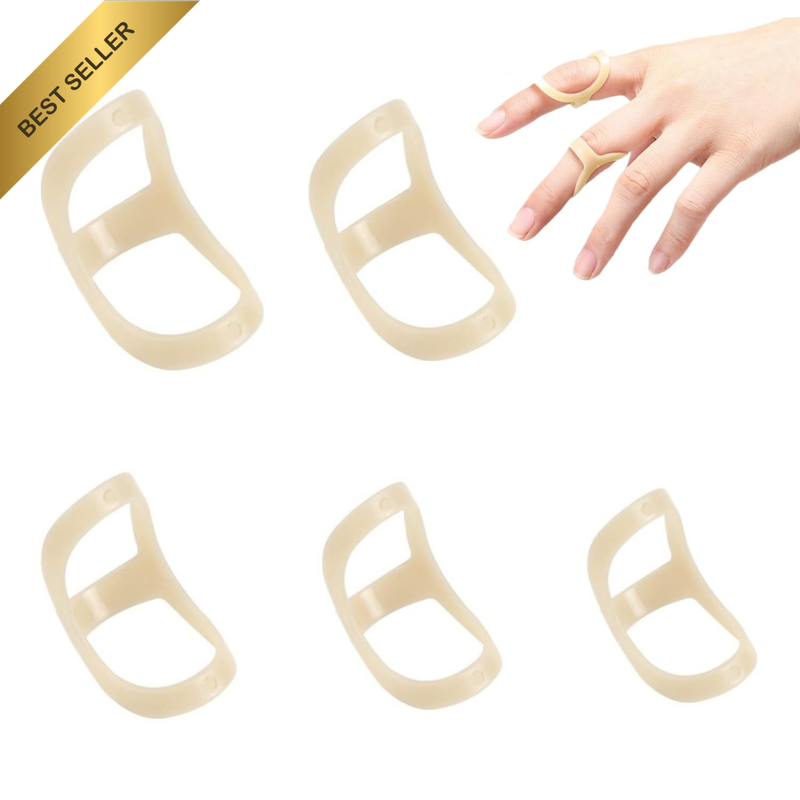 5Pcs Finger Splint, Oval 8 Comfortable Trigger Thumb Brace to Support and Protec