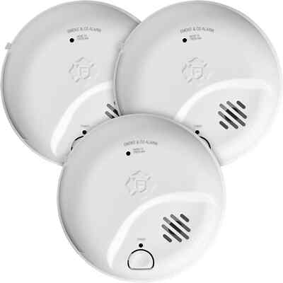 First Alert SMICO100-AC  Hardwire Combination Smoke & Carbon Alarm -3  PACK
