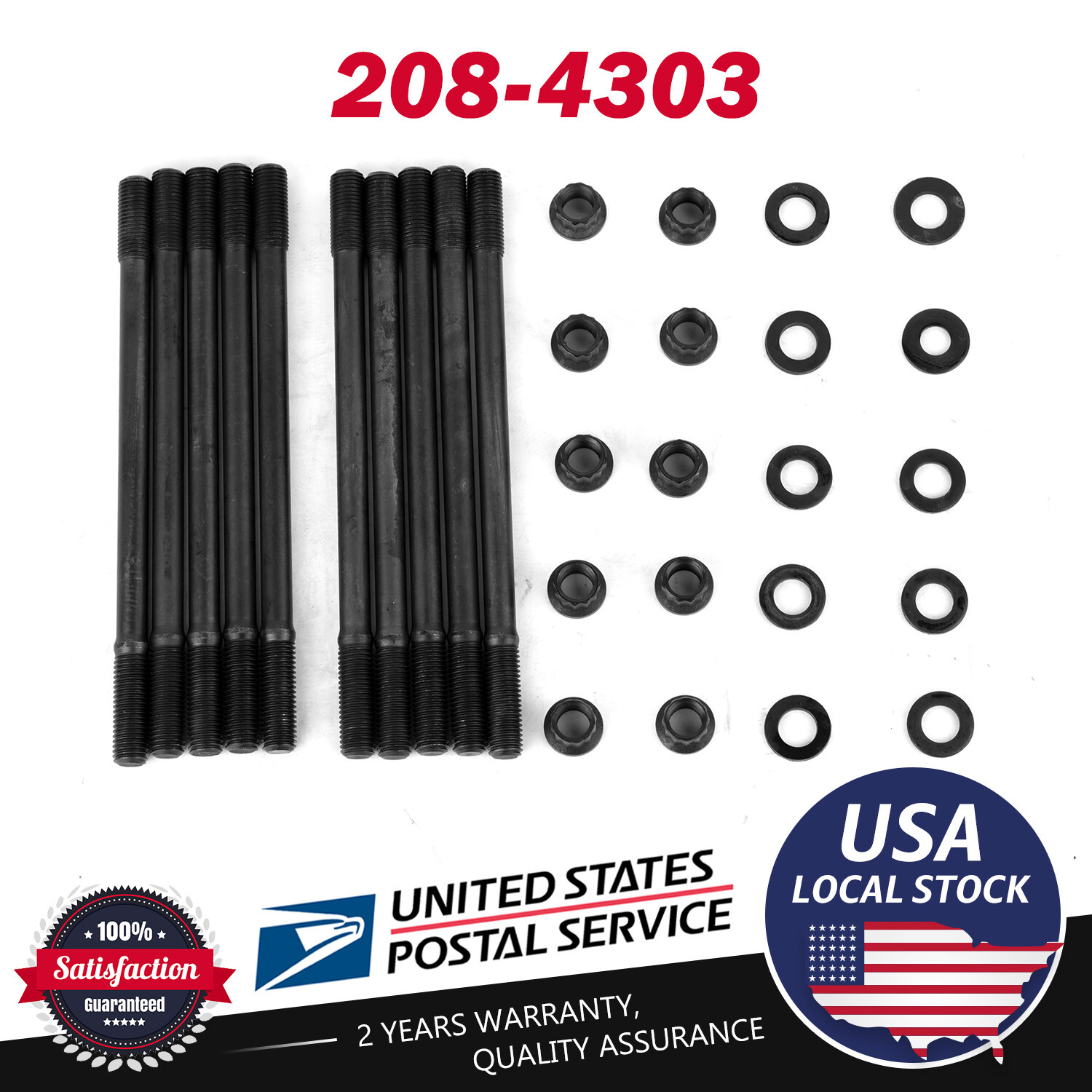 OEM QUALITY HEAD STUD KIT GSR B18C1 B18C5 B20VTEC or LSVTEC