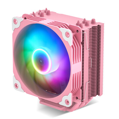 Vetroo V5 CPU Cooler PC Heatsink w/5 Heat pipes 120mm PWM Fan ARGB Fan AMD Intel