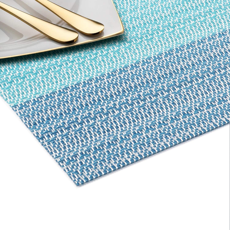 Placemats Set of 6, Heat-Resistant Place mats Stain Resistant Anti-Skid Placemat