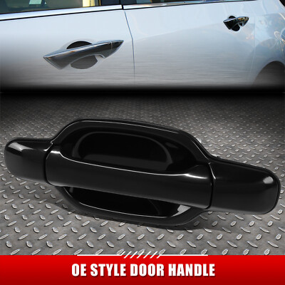 ДЛЯ 09-12 COLORADO CANYON CREW CAB ЧЕРНАЯ ГЛАДКАЯ НАРУЖНАЯ РУЧКА ЗАДНЕЙ ЛЕВОЙ БОКОВОЙ ДВЕРИ