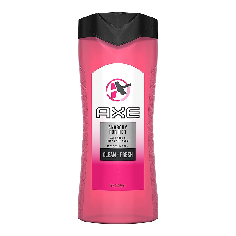 AXE Body Wash for Her, Clean + Fresh, Anarchy, 16 oz