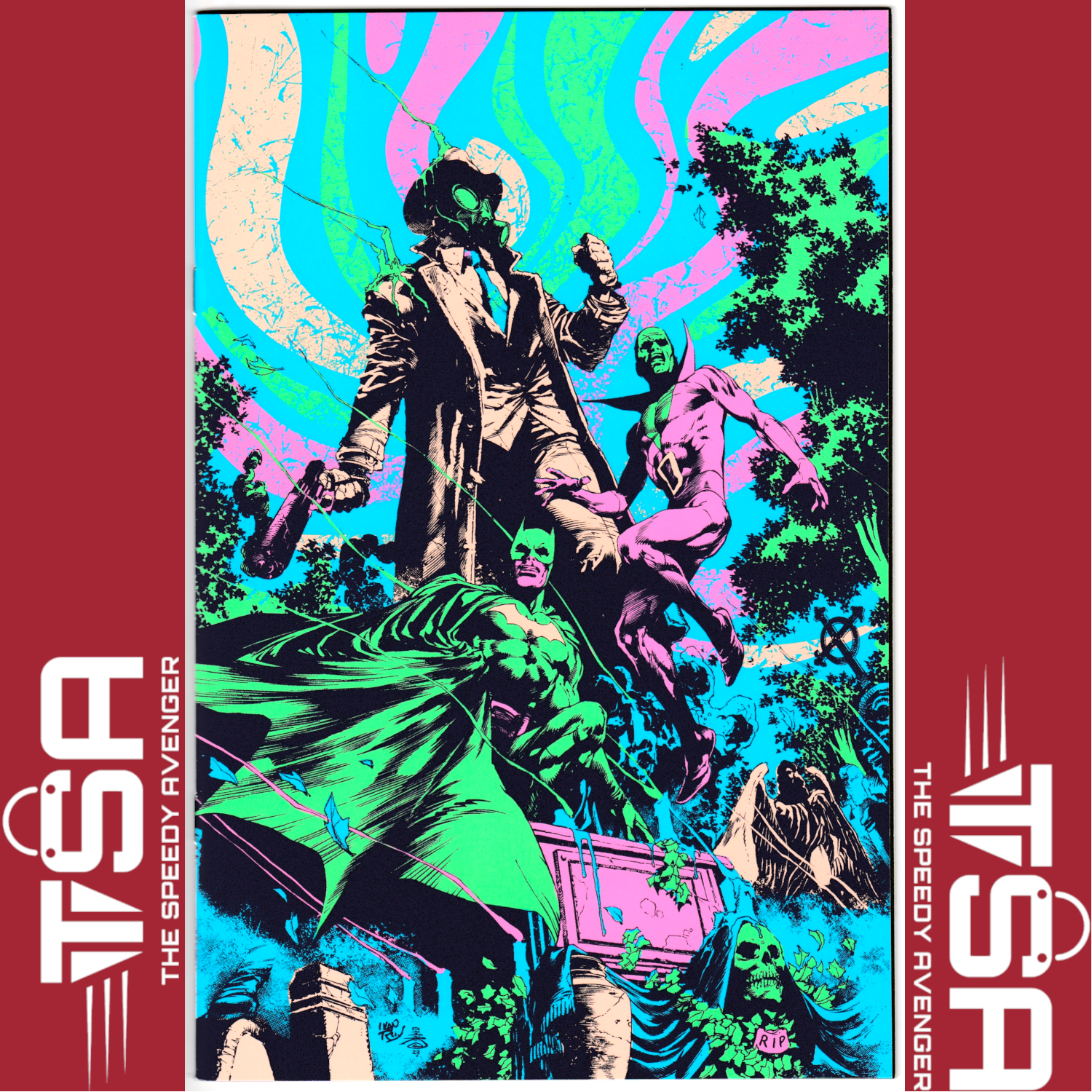 KNIGHT TERRORS #2 Ivan Reis Darkest Hour Neon Ink Variant 2023 KEY ISSUE DC!