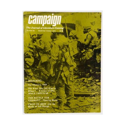Lowry Ent Campaign #93 ''Battle for Germany Opening Moves'' Mag VG
