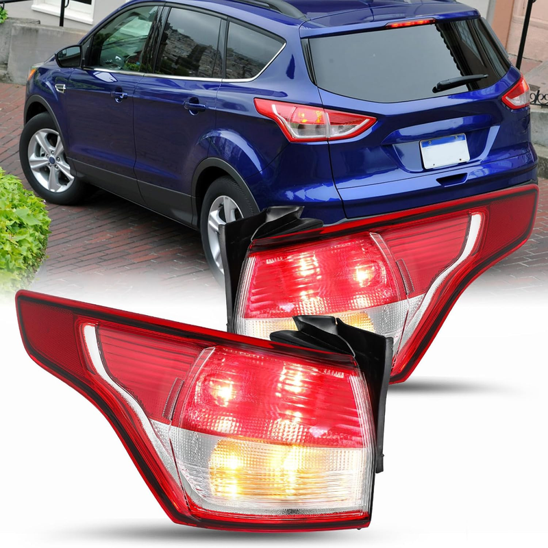 Rear Taillight Brake Tail Lamp Driver Passenger Side for 2013-2016 Ford Escape
