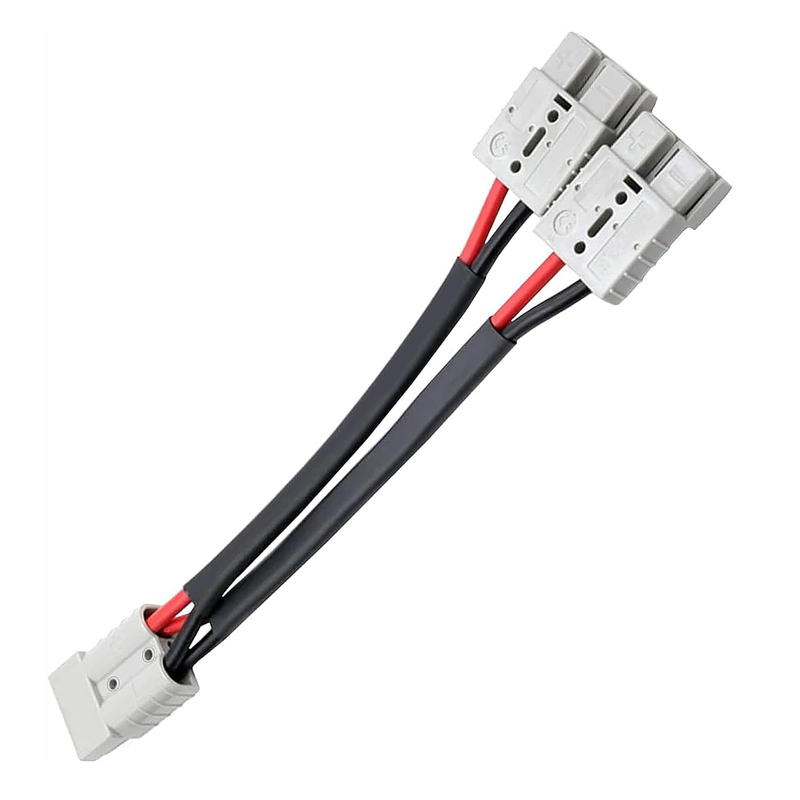50 Amp Anderson Double Y Splitter Cable 10 AWG 6Mm Battery Cable