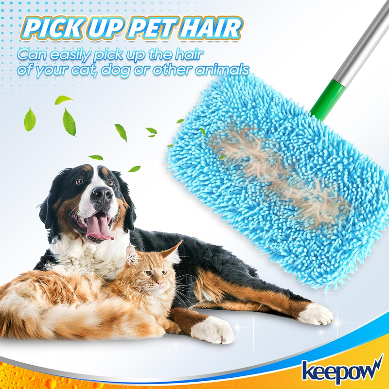 KEEPOW Wet Pads Refill for Swiffer Sweeper Mop - Dry Sweeping Cloths for Floor M