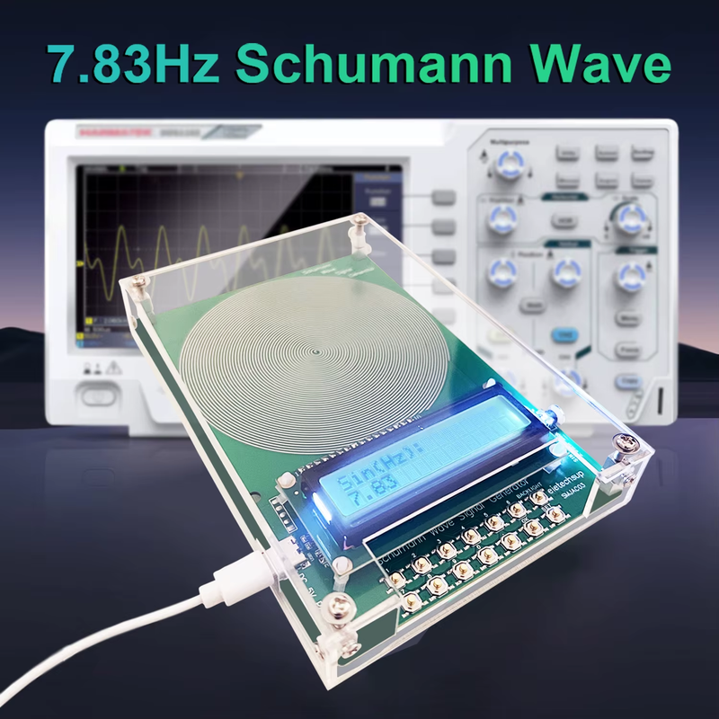 0.1~30000Hz Schumann Wave Generator Pure Sine Frequency Modulation Resonance Ult