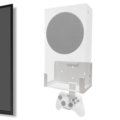 Wall Mount for Xbox Series S Mount The Console & Accessories on Wall Near or