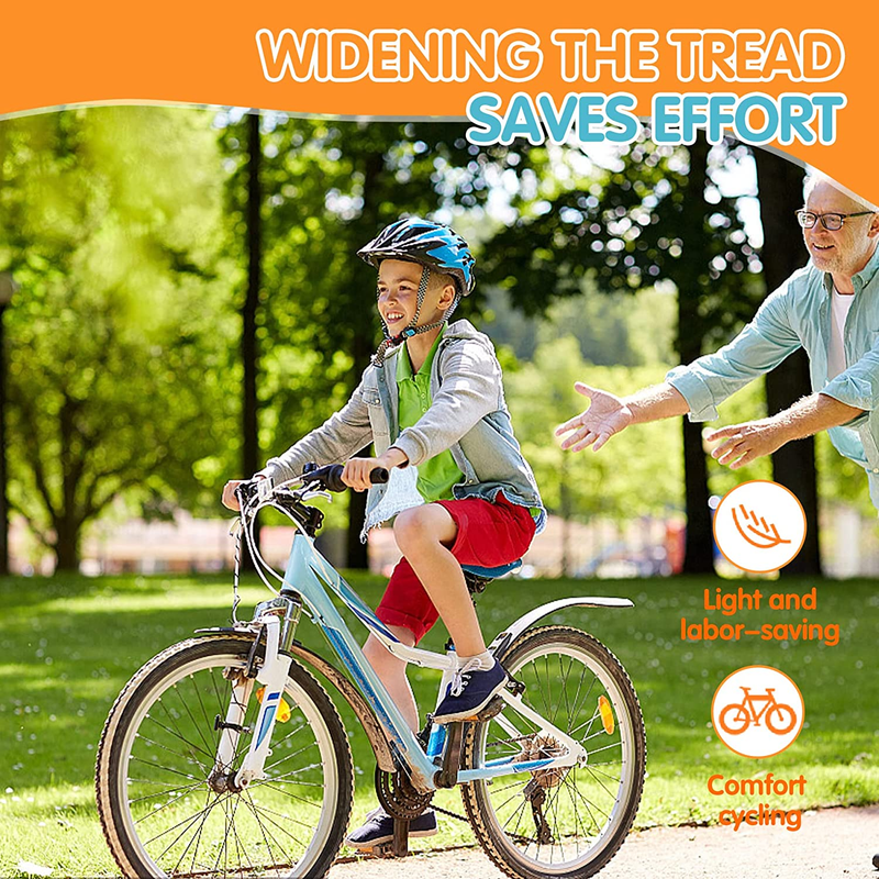 Kids Bike Pedals Made of Aluminum Alloy Youth Sized Bike Pedal Ultra Strong for