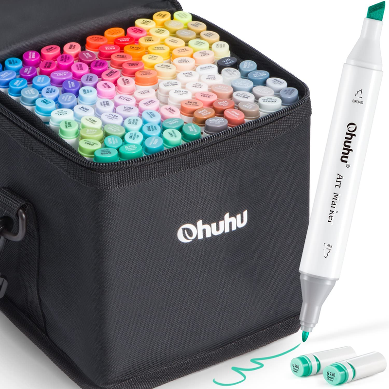 Set, Ohuhu Dual Tips Coloring Marker Pens For Kids, Fine