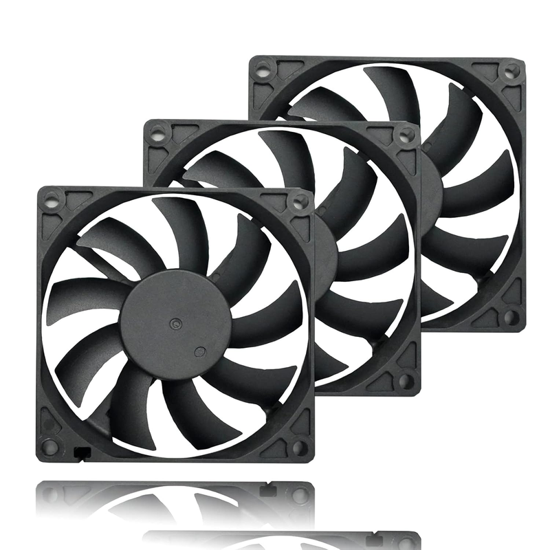 80Mm 80X80X15Mm Case Fan 4-Pin PWM 800-2200RPM - Ultra Slim 15...