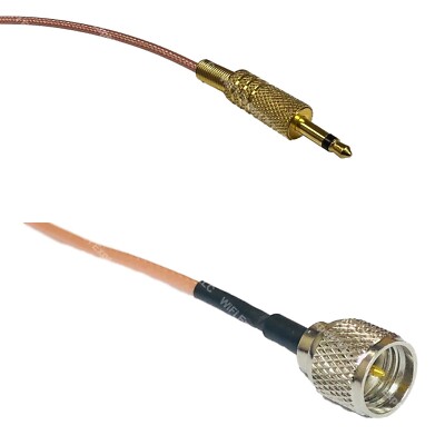 RG316 3.5mm 1/8 to MINI UHF MALE RF Cable Rapid-SHIP LOT