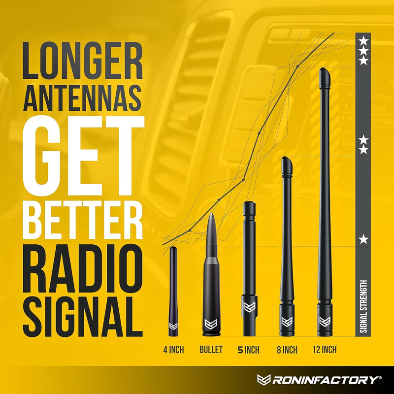 Truck Radio Antenna Accessory for Chevy Silverado & GMC Sierra Accessories (2014