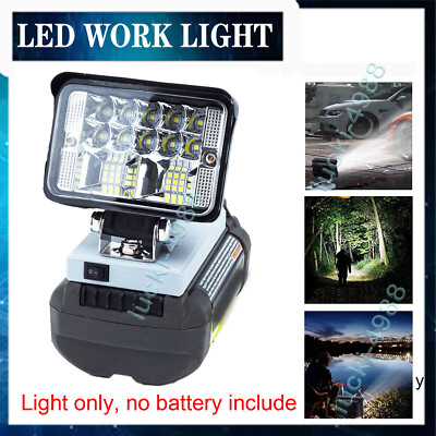 Outdoor LED Work Light For Ryobi 40V Li-ion Battery Powered Wireless Camping Hot