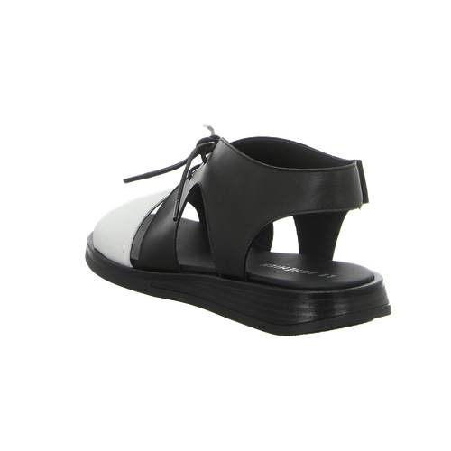 LE BOHÉMIEN LE BOHÉMIEN DAMEN SANDALETTEN S58 BIANCO/NERO WEISS 1101087