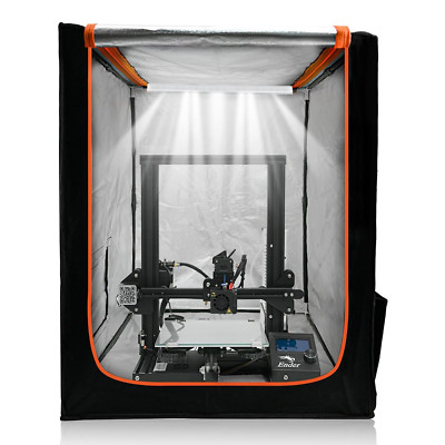 3D Printer Enclosure with LED Lighting, Fireproof Dustproof Tent Constant Temper
