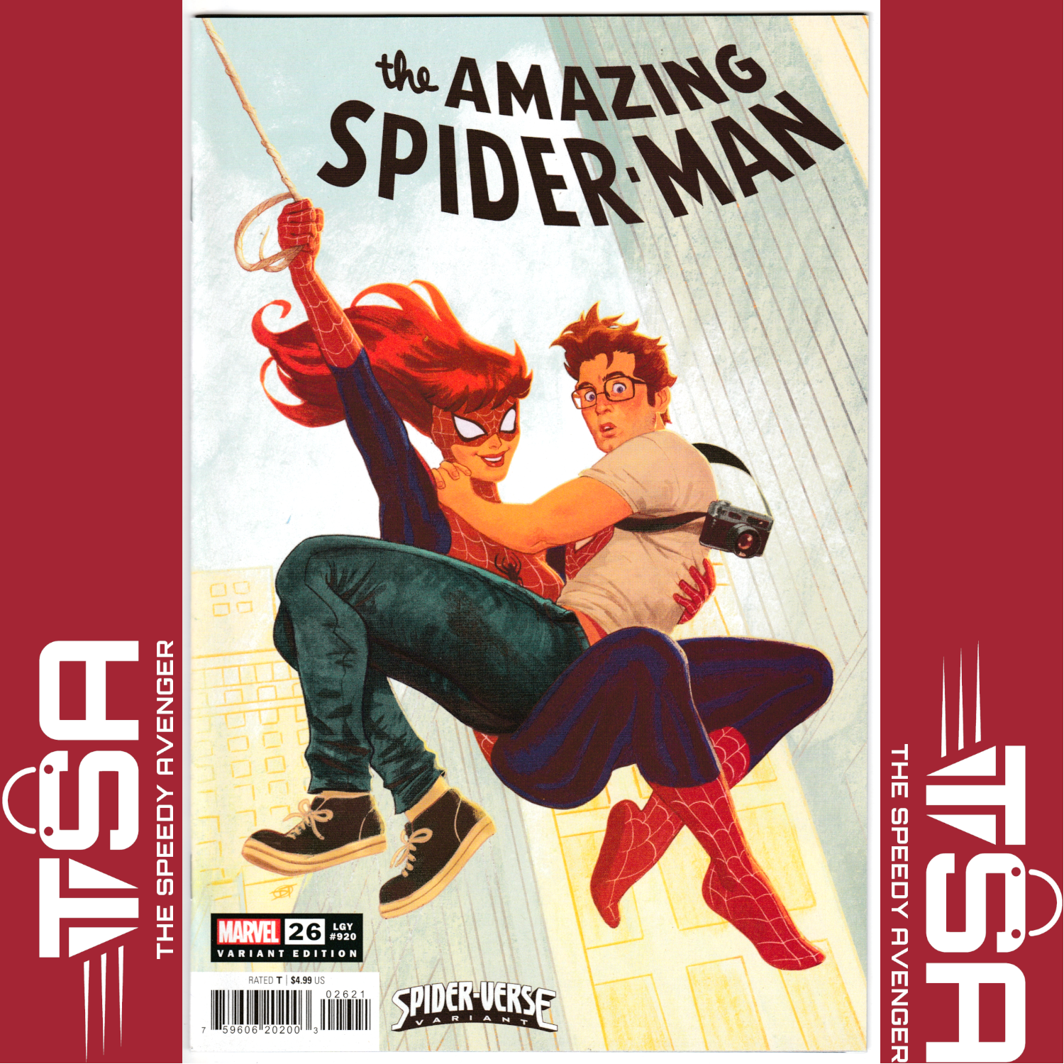 AMAZING SPIDER-MAN #26 (Vol 6) David Talaski Spider-Verse Variant KAMALA KHAN!