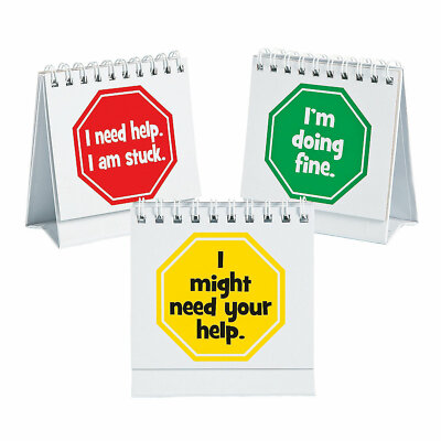 I Need Help Mini Flip Charts, Educational, 12 Pieces