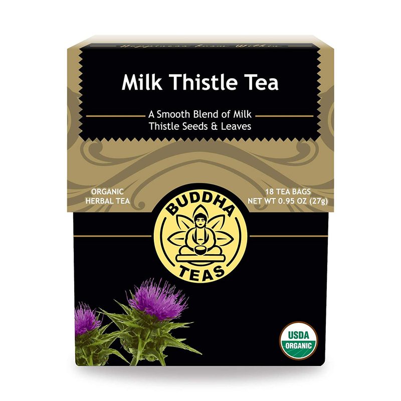 S Organic Milk Thistle Tea | 18 Premium Bleach-free Herbal T